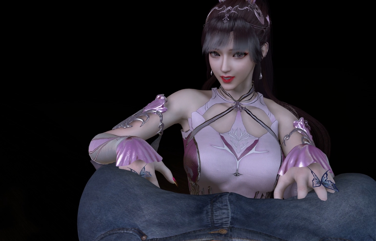 【3D同人/顶级国漫/全动态】 [VAM] 小舞：古风换装-魅兔8套装 中文语音版【新作/2G】